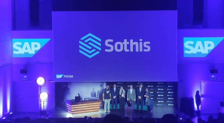 O prémio que a Sothis recebeu no estádio Wanda Metropolitano